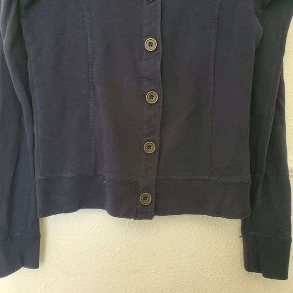 Jacket with Sweater Collar Hollister Logo Womans Adult Medium Button up Ladies - Picture 5 of 16